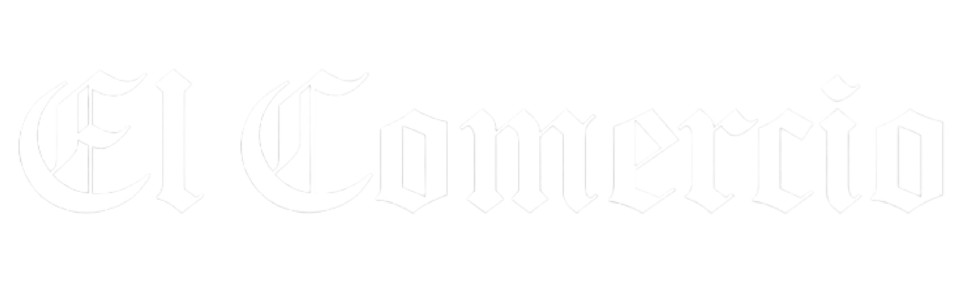 El comercio logo blanco
